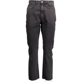 Desigual Black Cotton Women Jean