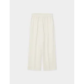Jonah Classic Gaberdine Ivory Cropped Trousers